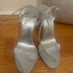 Christian Louboutin Loubi Queen Metallic Red Sole Sandals